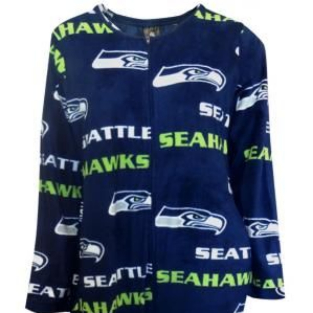 NFL Seattle Seahawks Footed Onsie, XL